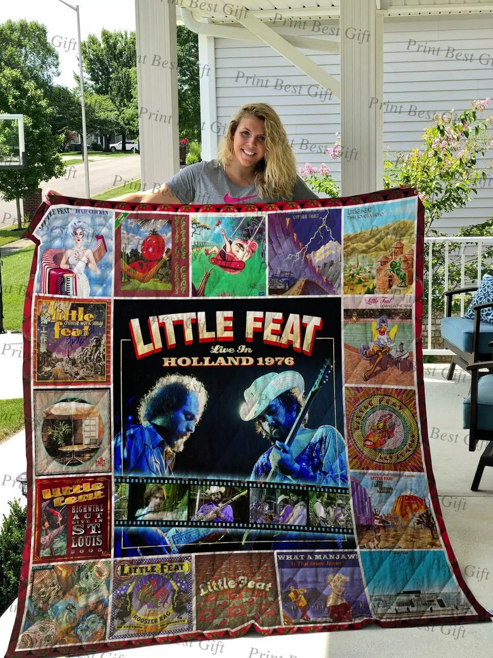 Little Feat Albums Cover Poster Quilt Quilt and Home Decor