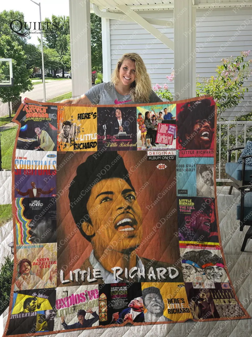 Little Richard Albums Quilt Blanket For Fans Ver 17 and Home Decor