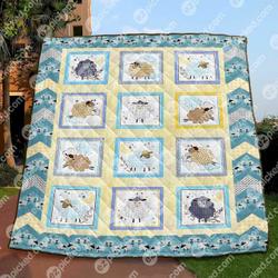 Little Sheep Clt150638 Quilt Blanket and Home Decor