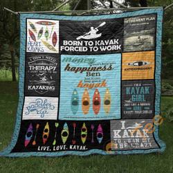 Live Love Kayak Blanket TH0207 Quilt and Home Decor