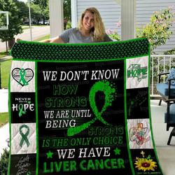 Liver Cancer Awareness Quilt Blanket Dhc1501379Vt and Home Decor