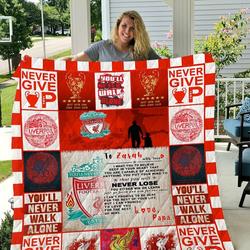 Liverpool Dad To Daughter Quilt Blanket I1 and Home Decor