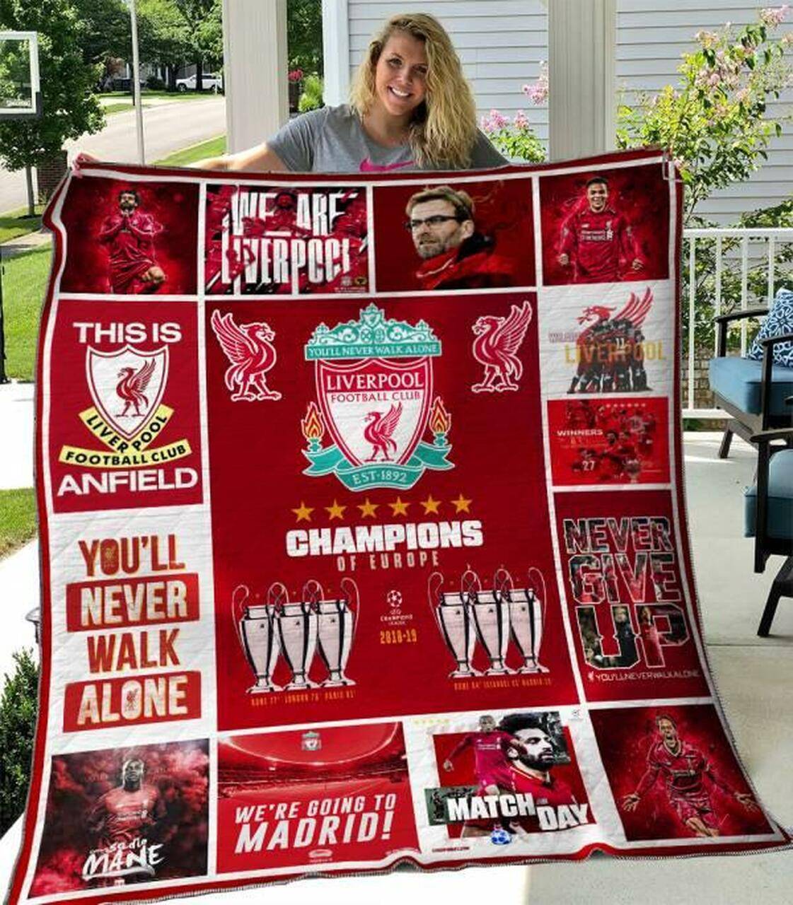 Liverpool Quilt Blanket B020601 Quilt and Home Decor