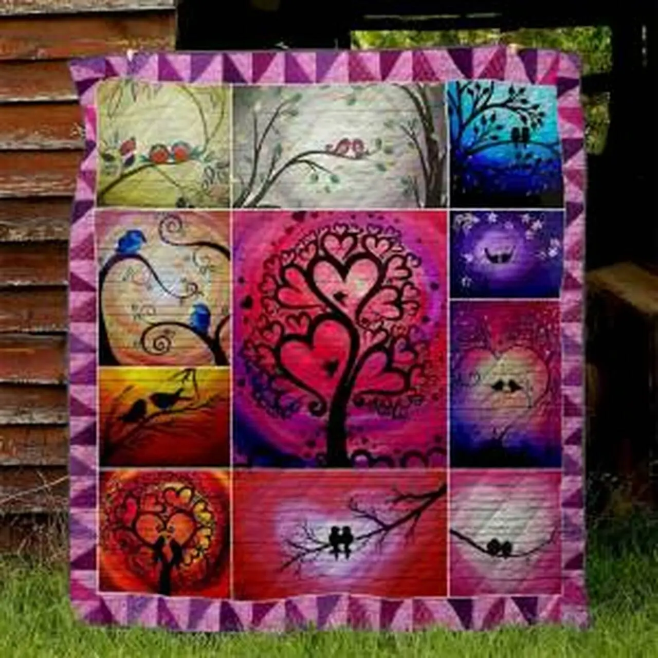 Ll Bird Quilt Blanket Ver 07 and Home Decor