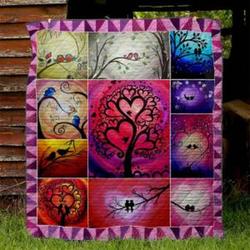 Ll  Bird Quilt Blanket Ver 07 and Home Decor