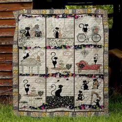 Ll  Cat Quilt Blanket Ver 06 and Home Decor