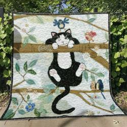 Ll  Cat Quilt Blanket Ver 16 and Home Decor