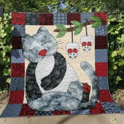 Ll  Cat Quilt Blanket Ver 17 and Home Decor