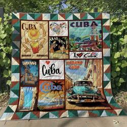 Ll Cuba Quilt Blanket and Home Decor