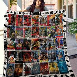 Ll Godzilla 1954 2019 Quilt Blanket and Home Decor