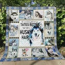 Ll Husky Quilt Blanket and Home Decor