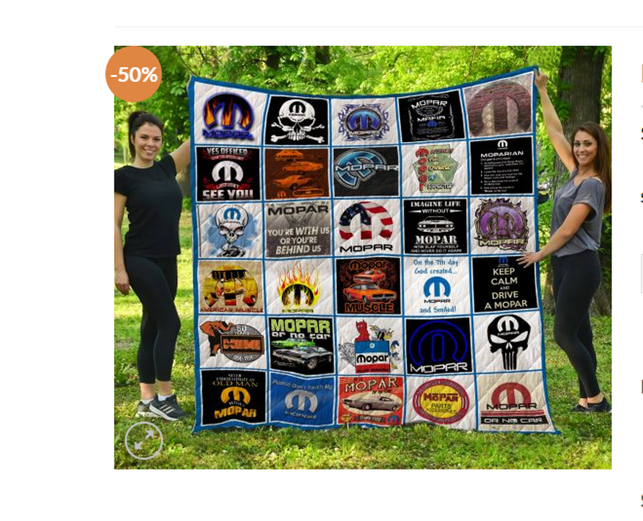Ll M-O-P-A-R Quilt Blanket and Home Decor