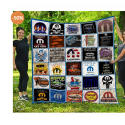 Ll M-O-P-A-R Quilt Blanket and Home Decor