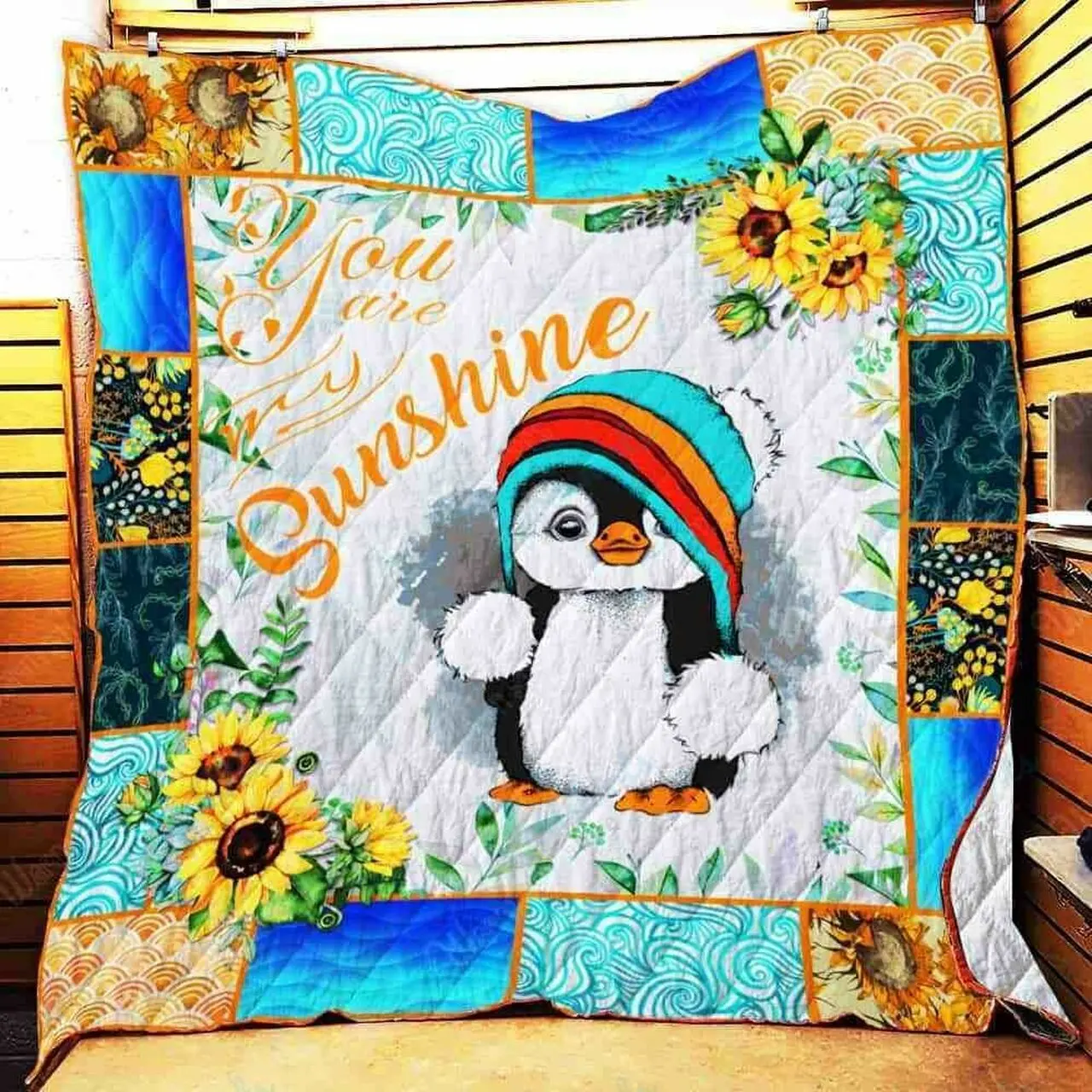 Ll Penguin Quilt Blanket and Home Decor