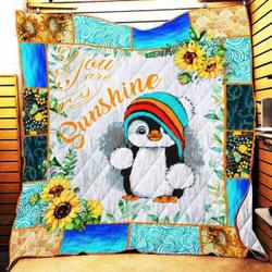 Ll Penguin Quilt Blanket and Home Decor