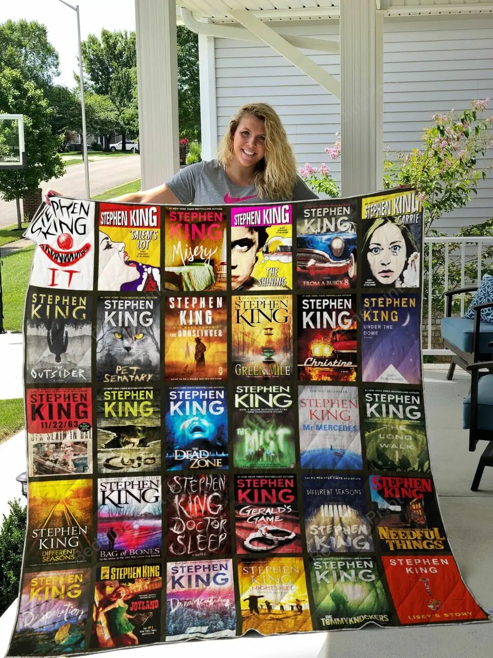 Ll Stephen King Quilt Blanket and Home Decor