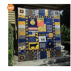 Ll We Are Ffa Quilt Blanket and Home Decor