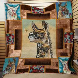 Llama Cla1610766Q Quilt Blanket and Home Decor