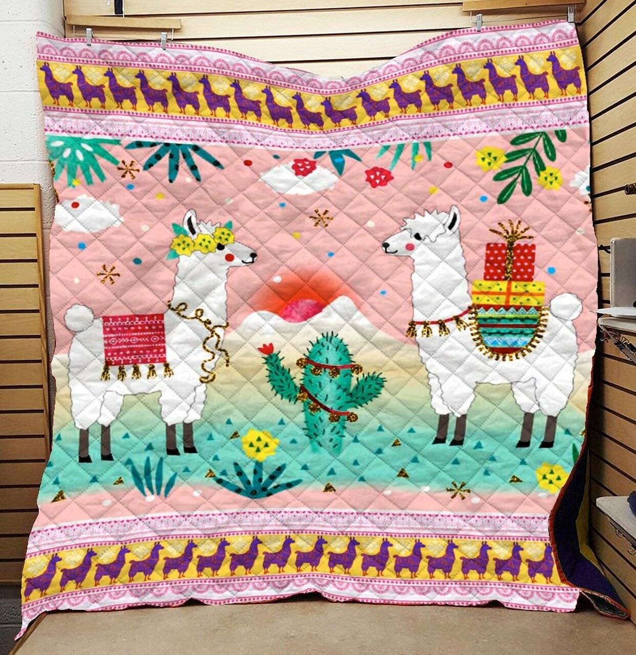 Llama Quilt Blanket C9B300505Vv and Home Decor