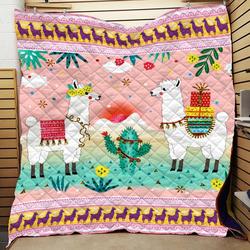 Llama Quilt Blanket C9B300505Vv and Home Decor