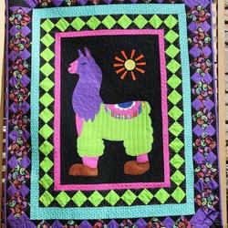 Llama Sunshine Quilt Blanket Dhc310166Lt and Home Decor