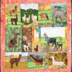 Llamas And Alpacas Hur Quilt cz and Home Decor