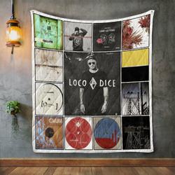 Loco Dice Album Covers Quilt Blanket and Home Decor