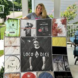 Loco Dice Quilt Blanket and Home Decor