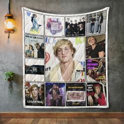 Logan Paul Album Covers Quilt Blanket and Home Decor