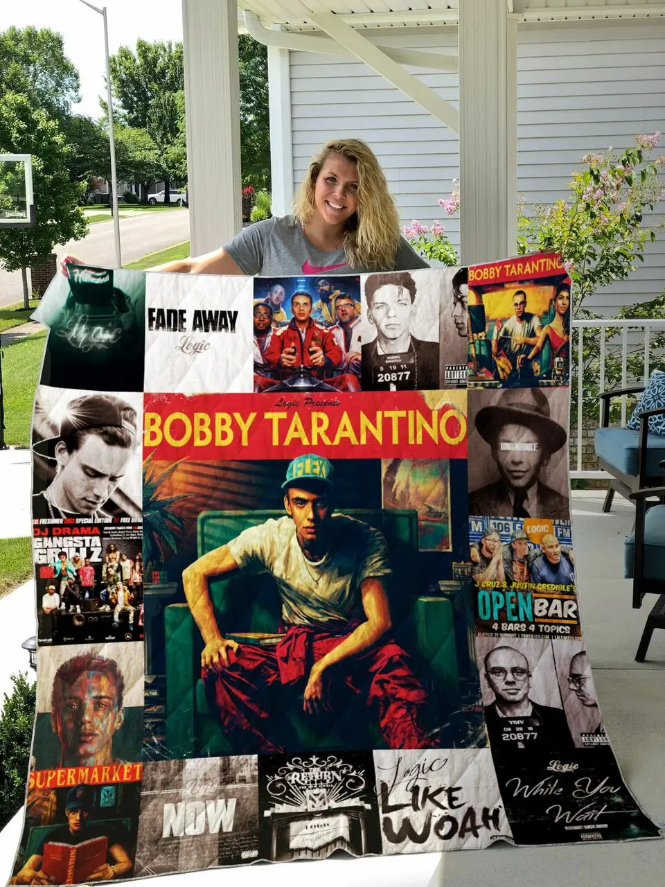 Logic Quilt Blanket For Fans Ver 17 and Home Decor