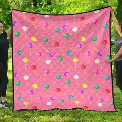 Lollipop Colorful Cl12100409Mdq Quilt Blanket and Home Decor