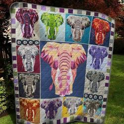 Lord Elephant Quilt Blanket  Quilt and Home Decor