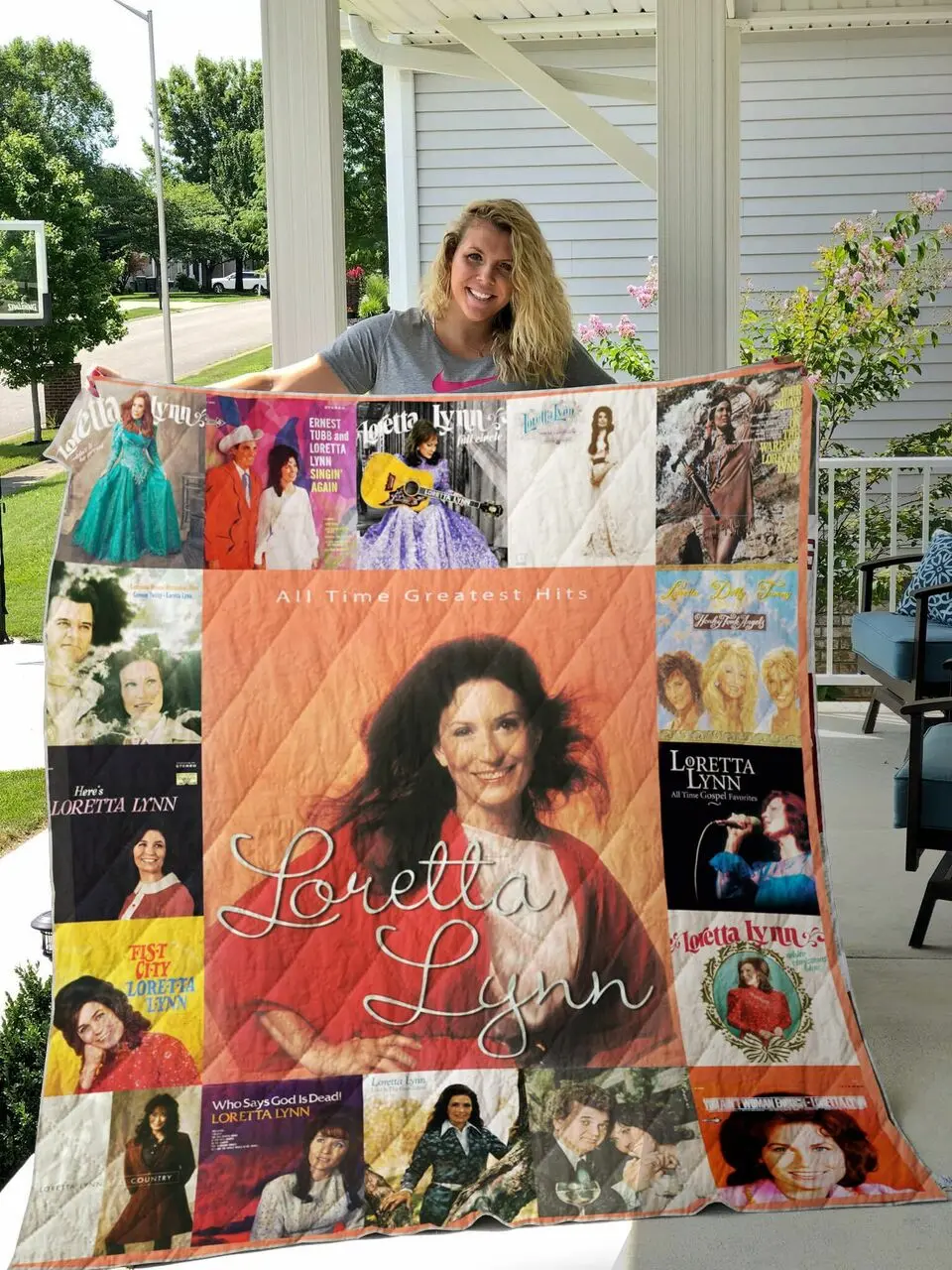 Loretta Lynn Albums Quilt Blanket For Fans Ver 17 3 and Home Decor