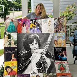 Loretta Lynn Quilt Blanket For Fans Ver 17 2 and Home Decor