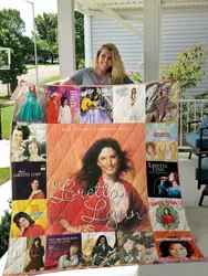 Loretta Lynn Quilt Blanket For Fans Ver 17 3 and Home Decor