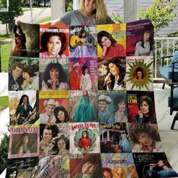 Loretta Lynn Quilt Blanket  Limited Quilt Blanket and Home Decor