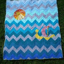 Lost At Sea Clp0107074 Quilt Blanket and Home Decor