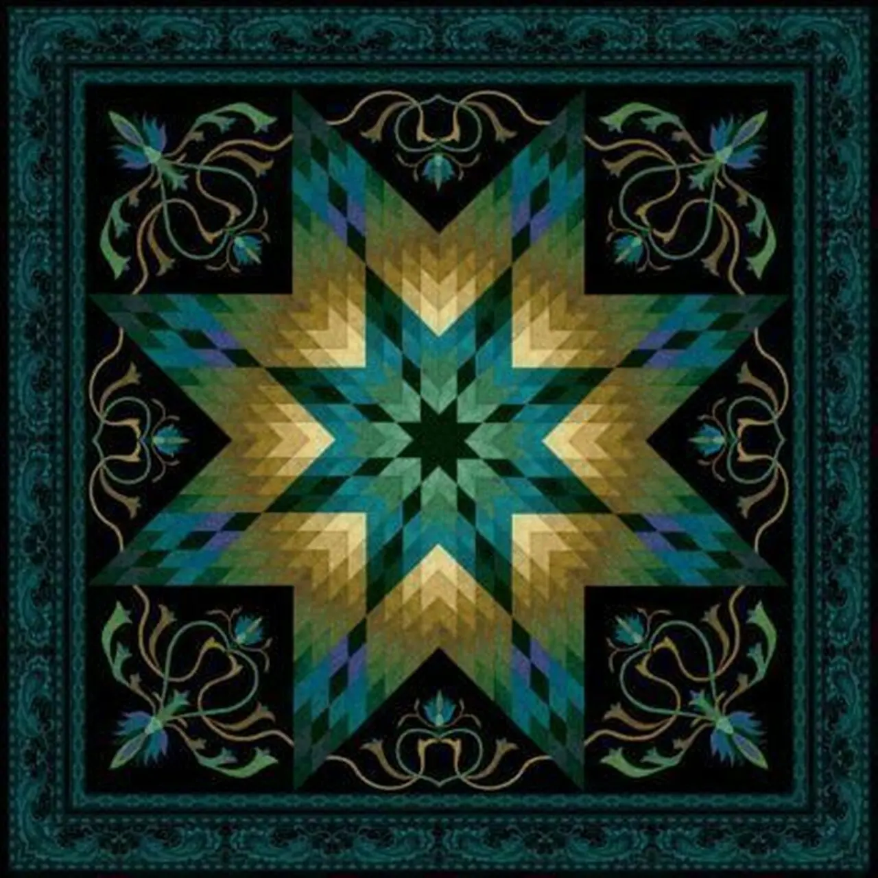 Lotus Hur Quilt ks and Home Decor