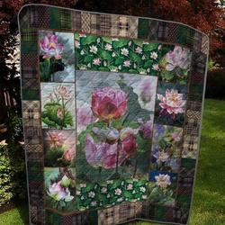 Lotus P110406 Quilt Blanket  Quilt and Home Decor