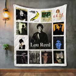 Lou Reed Album Covers Quilt Blanket      and Home Decor