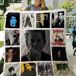 Lou Reed Quilt Blanket  Limited Quilt Blanket and Home Decor