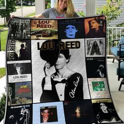 Lou Reed Quilt Blanket M240519  Quilt and Home Decor