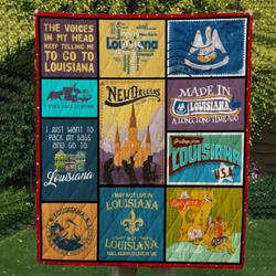 Louisiana Cl14100297Mdq Quilt Blanket and Home Decor
