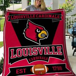 Louisville Cardinals Quilt Blanket B060634  Quilt and Home Decor