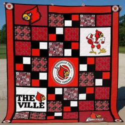 Louisville Cardinals Quilt Blanket B290509  Quilt and Home Decor