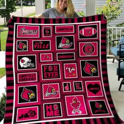 Louisville Cardinals Quilt Blanket  Limited Quilt Blanket and Home Decor