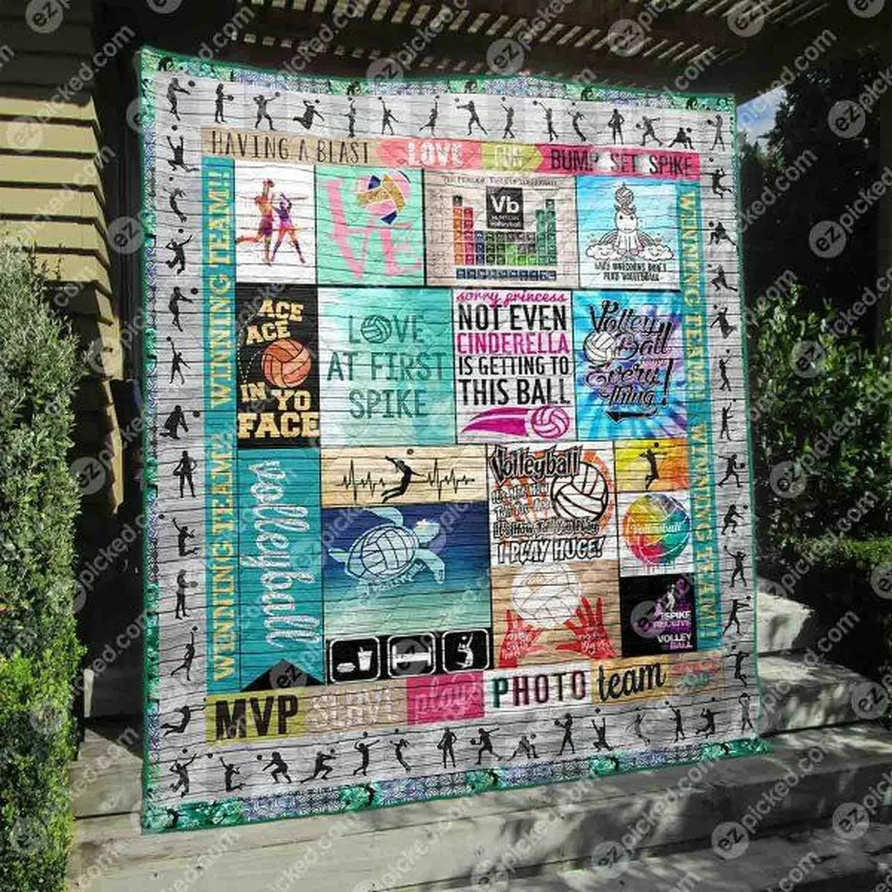 Love At First Spike Quilt Blanket Ht10 Quilt and Home Decor