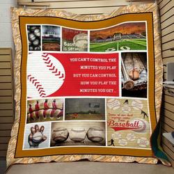 Love Baseball Quilt Blanket  Quilt and Home Decor