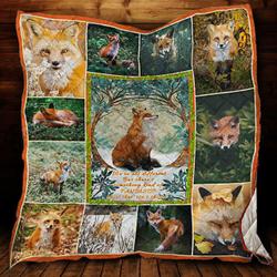 Love Fox Quilt -M0208-5  Quilt and Home Decor