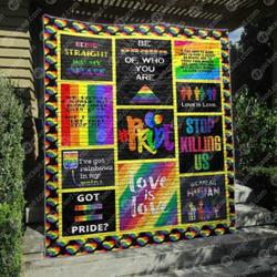 Love Is Love Quilt Blanket Hp47  Quilt and Home Decor